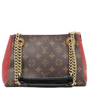Louis Vuitton  Surene BB Monogram Canvas Shoulder Bag Red